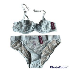 Adore me light blue set